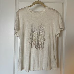 zadig & voltaire tee " art is truth"